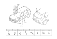 91650C9010-WIRING ASSY-RR DR LH