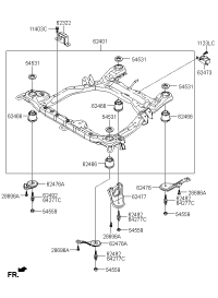 624003J000-CROSSMEMBER COMPL(ASSY)