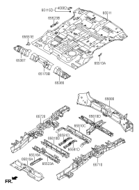 658803J200-CROSSMEMBER ASSY-RR END