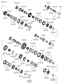 4327024310-GEAR ASSY-2ND SPEED