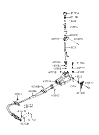 437942B100-CABLE ASSY-MTA LEVER