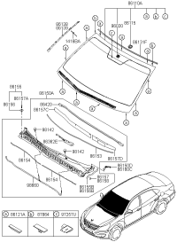 861103N010-GLASS ASSY-W/SHLD
