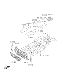 841241Z050-INSULATOR-DASH PANEL