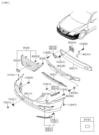 8635009BC0-GRILLE ASSY-RADIATOR