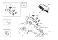 84790C3AA0PP5-GARNISH ASSY-C/PAD CTR,LH