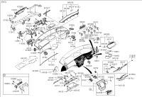 847953L0012N-GARNISH ASSY-C/PAD CTR,LH