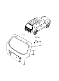737002E030-PANEL ASSY-TAIL GATE