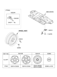52910O3300-WHEEL ASSY-ALUMINIUM
