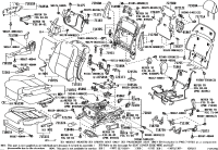 7143030C30-Back assy, front seat, rh (for separate type)