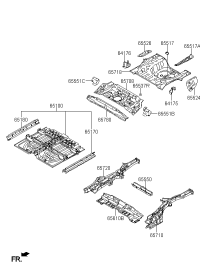 65522T9000-Extn assy-rr floor fr