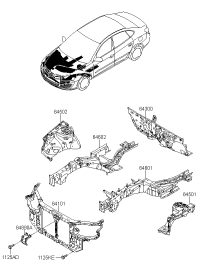 64191T9000-BRACKET ASSY-RR BUMPER UPR LH