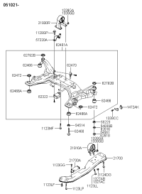 2191017050-BRACKET ASSY-FR MTG