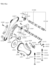 243222A000-Sprocket-camshaft