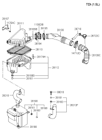 281642A401-SENSOR ASSY-AIR FLOW