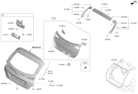 81792D3000TRY-HANDLE ASSY-TAIL GATE PULL