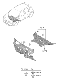 84191CY000-COVER ASSY-SERVICE ENG