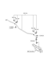 555133M300-BUSH-STABILIZER BAR