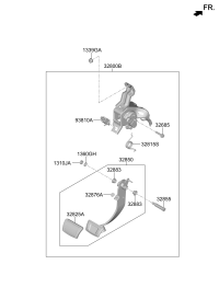 32800Z3100-PEDAL ASSY-BRAKE
