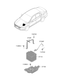 37180Z3100-Sensor assy., battery
