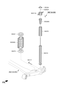 55307Z3000-SHOCK ABSORBER ASSY-REAR