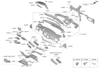 84710Z3000NNB-CRASH PAD ASSY-MAIN