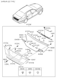 957603N000-CAMERA ASSY-BACK VIEW