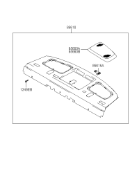 856103D400LK-TRIM ASSY-PACKAGE TRAY