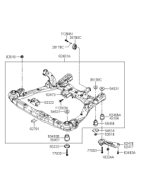 624053K100-CROSSMEMBER COMPL(ASSY)