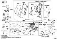 714200E140A1-Cushion assy, front seat, lh (for separate type)