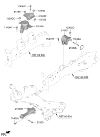 21810O3100-BRACKET ASSY-ENGINE MTG