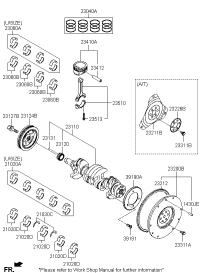 230602E000-BEARING SET-C/ROD