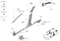 85885K4000TRY-TRIM ASSY-RR DR SCUFF RH