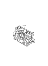 222TM2GA02-ENGINE ASSY-SHORT