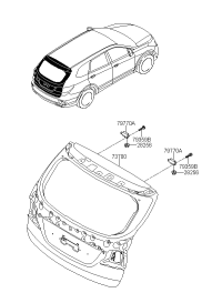 73700B8140-PANEL ASSY-TAIL GATE