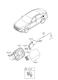 81595B1001-HOUSING-FUEL FILLER DR