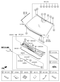 861503S010-COVER ASSY-COWL TOP