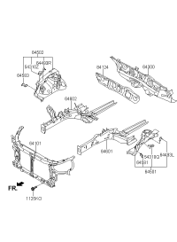 641014R000-CARRIER ASSY-FR END MODULE