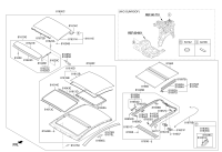 816103S030-FRAME ASSY-PANORAMAROOF