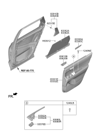 83917S8000CA-HOOK-REAR DOOR CURTAIN