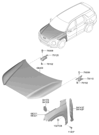 66311S8000-Panel-fender, lh
