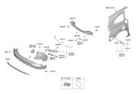 86610O3010-COVER-RR BUMPER