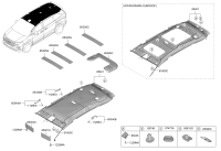 85235C9000REY-RETAINER-SUNVISOR