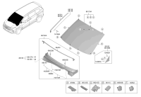 86430O3000-W/STRIP-HOOD