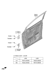 76004O3000-PANEL ASSY-FR DR RH