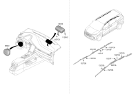 80410O3000-CURTAIN AIR BAG MODULE,LH