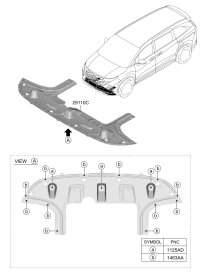 29110O3000-Pnl assy-under cover