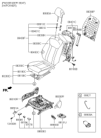 884023V300XBC-BACK ASSY-FR SEAT DRIVER