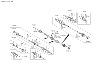 495003V200-JOINT ASSY-CV LH