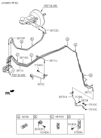 587224H860-TUBE-M/CYL TO H/MODULE