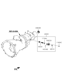 436214D010-SLEEVE ASSY-SPEEDOMETER